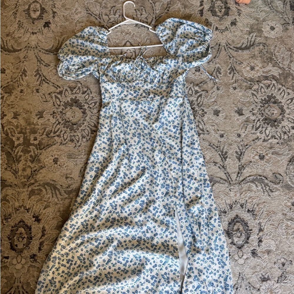 Petal & Pup lotty Floral Puff SleeveDress